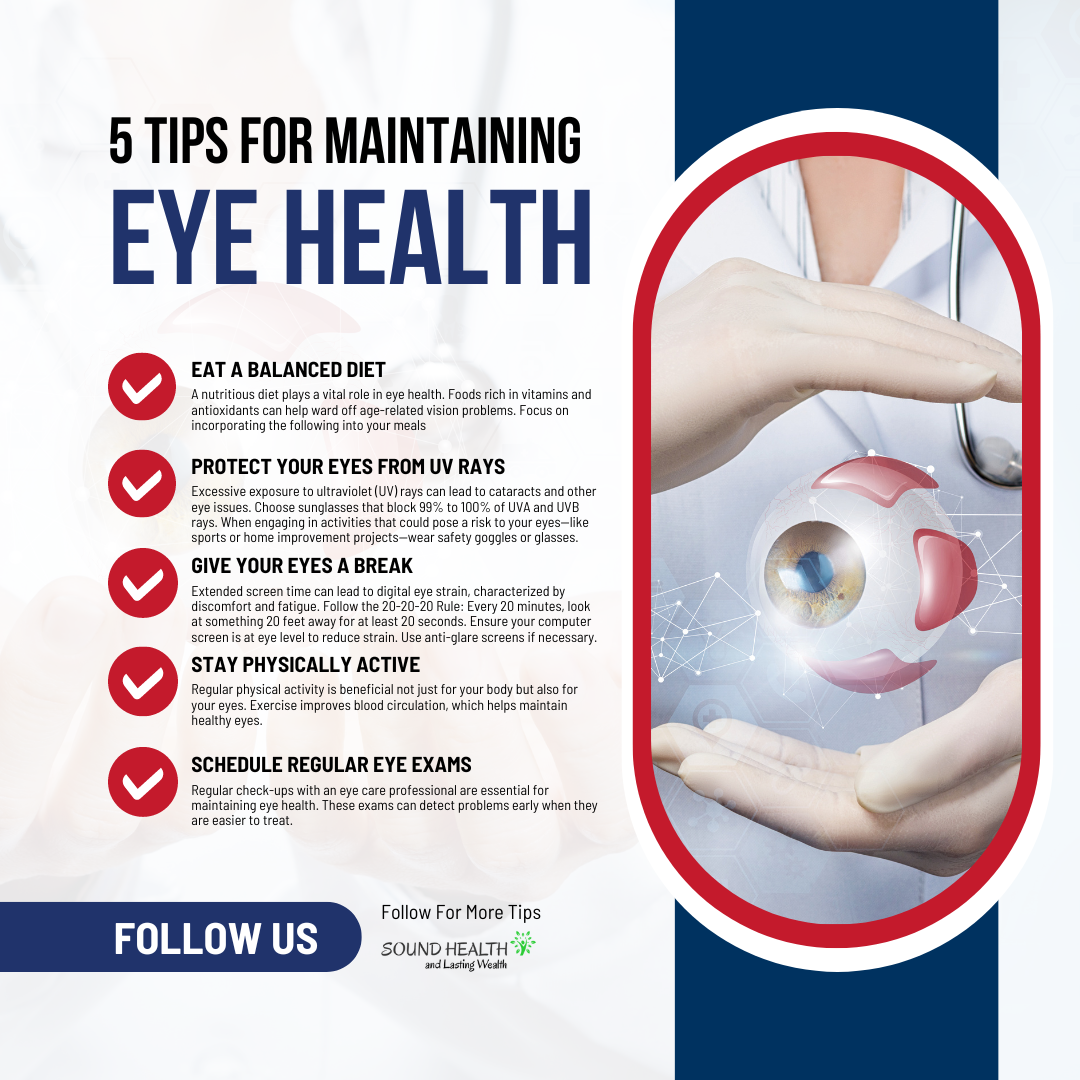 5 Tips For Maintaining Eye Health