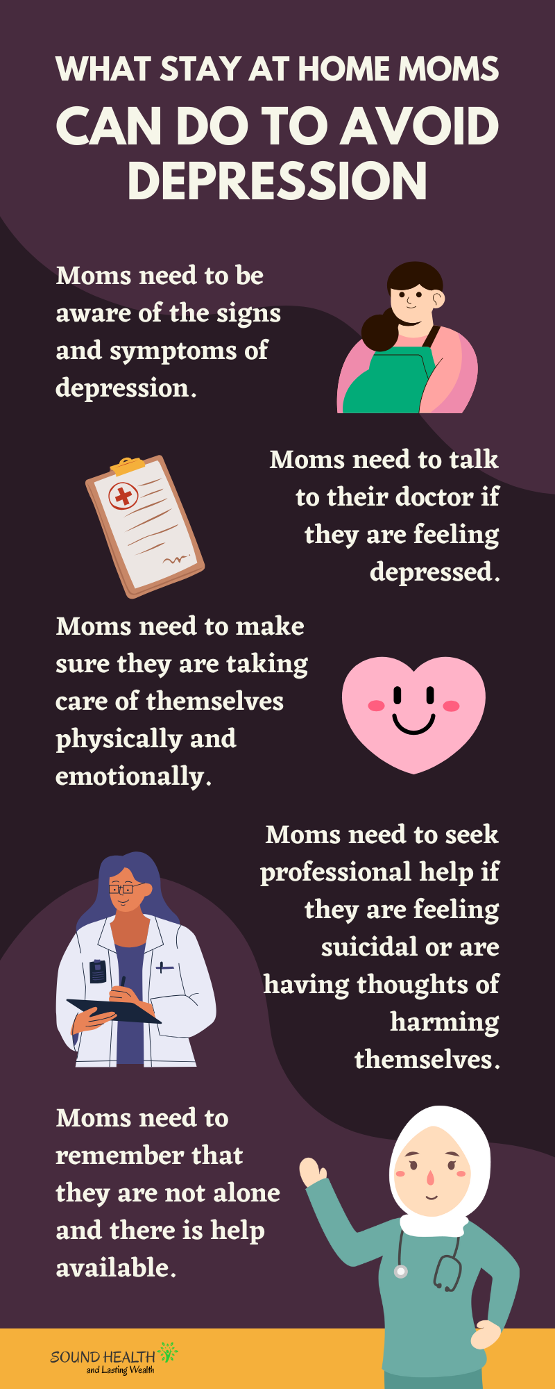 Tips to Avoid Depression for Mom