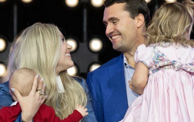 Charlie Kirk Wife Erika Frantzve and Kids