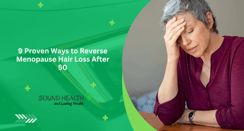 9 Proven Ways to Reverse Menopause Hair Loss After 50