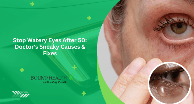 Stop Watery Eyes After 50: Doctor's Sneaky Causes & Fixes