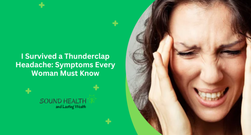 I Survived a Thunderclap Headache: Symptoms Every Woman Must Know