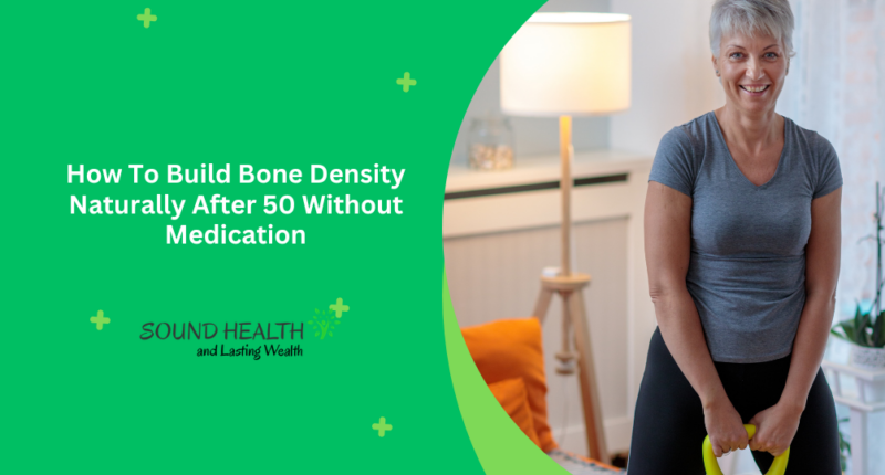 How To Build Bone Density Naturally After 50 Without Medication