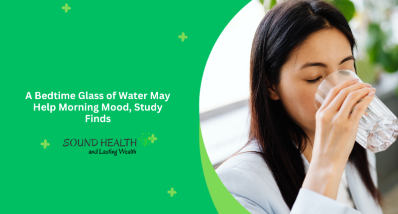A Bedtime Glass of Water May Help Morning Mood, Study Finds