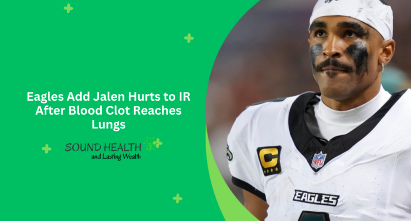 Eagles Add Jalen Hurts to IR After Blood Clot Reaches Lungs