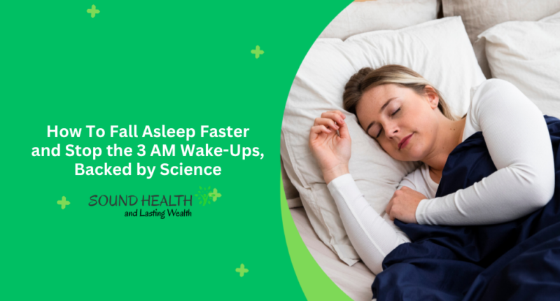 How To Fall Asleep Faster and Stop the 3 AM Wake-Ups, Backed by Science